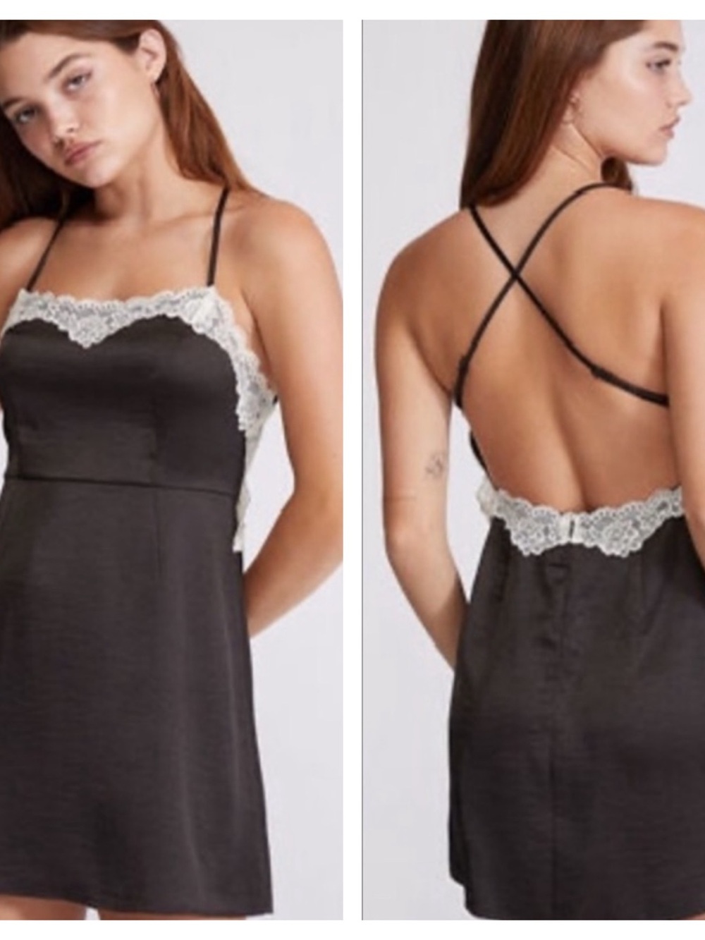 NWOT PacSun LA Hearts Satin Slip Dress